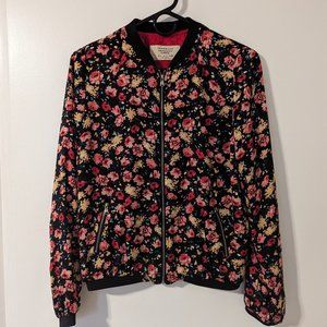 Zara flower bomber jacket, Size L